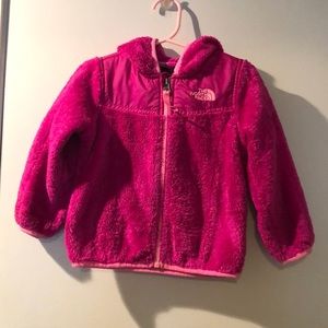 The north Face zip up hoodie